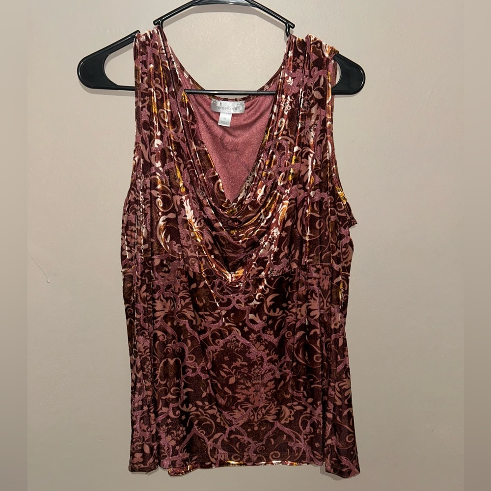 patterned tank top